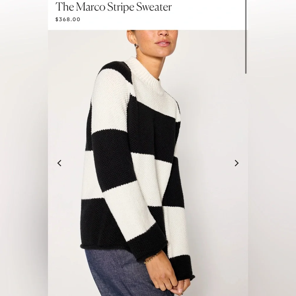 Brochu walker Marco striped sweater nwot_3